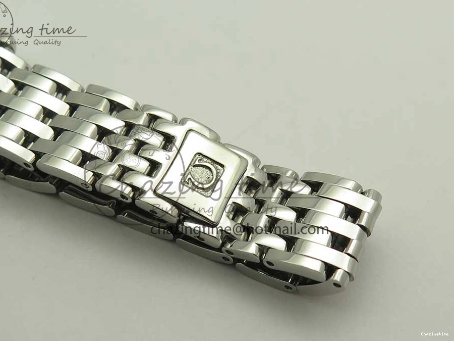 0712 De Ville Prestige Ladies 32.7mm SS MKF 1:1 Best Edition White Dial RG Markers on SS Bracelet MIYOTA Soft 7970